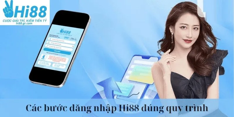 Đăng ký HI88 trên điện thoại đơn giản