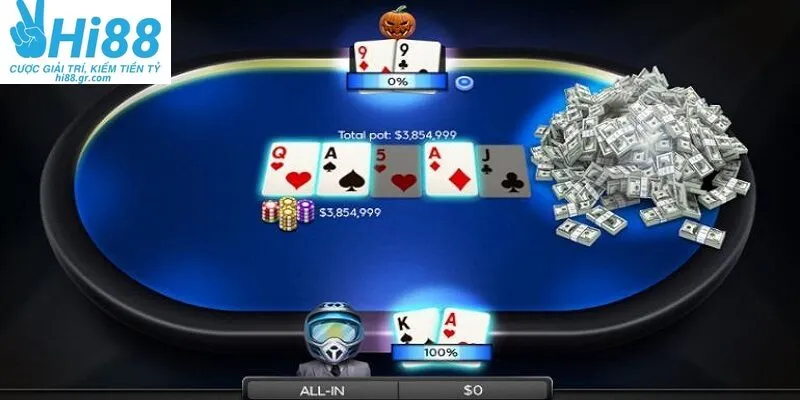 Vòng Flop của ván game Poker đóng vai trò quan trọng